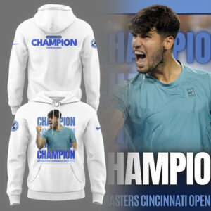 Limited Edition Carlos Alcaraz Champion Cincinnati Open Hoodie-LL250819110
