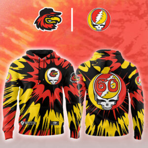 CUSTOM NUMBER Limited Edition Rochester Red Wings x Grateful Hoodie- LL2508210176000