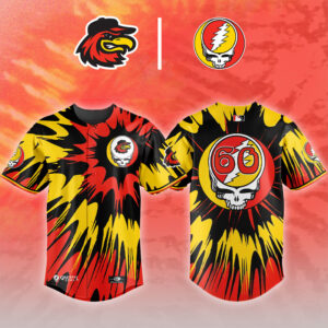 CUSTOM NUMBER Limited EditionRochester Red Wings x Grateful Jersey-LL2508210186002