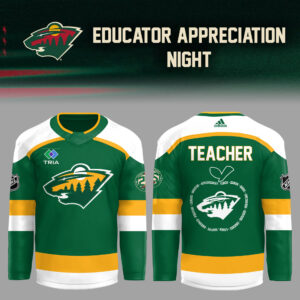 Limited Edition Minnesota x Educators Hockey Jersey-PA082125005 (Copy)