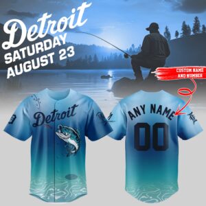 Limited Edition Tigers Fishing Jersey-ND07282548
