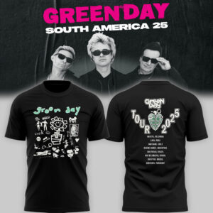Limited Edition Green Tour 2025 Tshirt-PU25082511