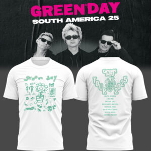 Limited Edition Green Tour 2025 Tshirt-PU25082513