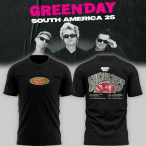 Limited Edition Green Tour 2025 Tshirt-PU25082501