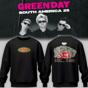 Limited Edition Green Tour 2025 Sweatshirt-PU25082506