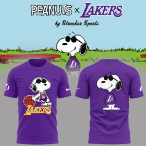 Limited Edition Lakers x Snoopy Shirt-PA082825005