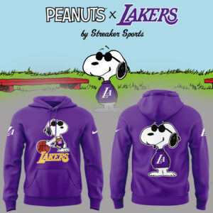Limited Edition Lakers x Snoopy Hoodie-PA082825006