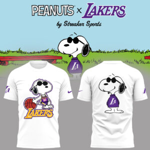 Limited Edition Lakers x Snoopy Shirt-PA082825002