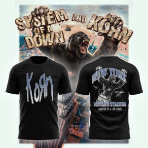Limited Edition KORN x SOAD Tour 2025 Tshirt-LL250831029