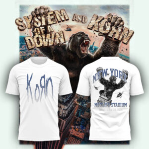 Limited Edition KORN x SOAD Tour 2025 Tshirt-LL250831031