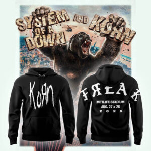 Limited Edition KORN x SOAD Tour 2025 Hoodie-LL250831032