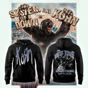 Limited Edition KORN x SOAD Tour 2025 Hoodie-LL250831035