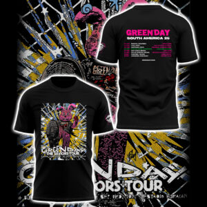 Limited Edition Green Tour 2025 Tshirt-PA090425012
