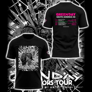 Limited Edition Green Tour 2025 Tshirt-PA090425016