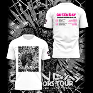 Limited Edition Green Tour 2025 Tshirt-PA090425018