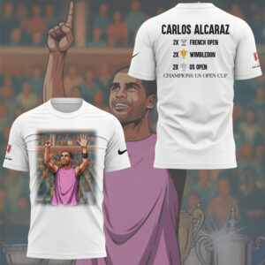 Limited Edition Carlos Alcaraz Champion Cincinnati Open Tshirt-KC09082542