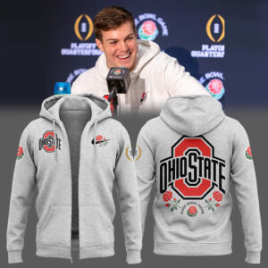 Limited Edition Ohio State x Rose Bowl Game Zip Hoodie-PU010125502