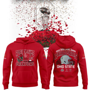 Limited Edition Ohio State Champions Rose Bowl Game Hoodie-PU010225511