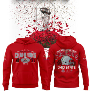 Limited Edition Ohio State Champions Rose Bowl Game Hoodie-PU010225506