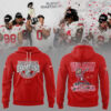 Ohio State Football  Limited 2024 Rose Bowl Champions Red Hoodie-LL03012511