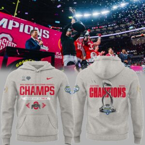 Limited Edition Ohio State Football Champions Cotton Bowl Game Hoodie-PU011225501
