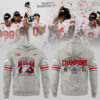 Ohio State Football Limited 2024 Rose Bowl Champions Grey Hoodie-PU03012505