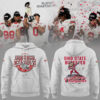 Ohio State Football  Limited 2024 Rose Bowl Champions Grey Hoodie-PU03012509