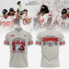 Ohio State Football  Limited 2024 Rose Bowl Champions Grey Polo-PU03012513