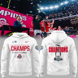 Limited Edition Ohio State Football Champions Cotton Bowl Game Hoodie-PU011225500