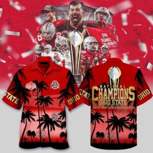 Ohio State Nike College Football Playoff 2024 National Champions Hawaiian Shirt-PU0121255110