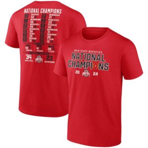 Ohio State Nike College Football Playoff 2024 National Champions TShirt-PU012125503