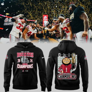 Ohio State Football Limited National Champions 2024 Black Hoodie-PU012125015
