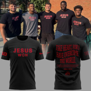 Limited Edition JESUS WON Black TShirt-ND09092514