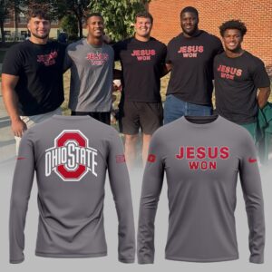 Limited Edition JESUS WON Gray Long Shirt-ND090925125