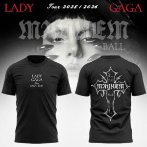Limited Edition GAGA The Mayhem Ball Tour 2025 Tshirt-LL2509121040