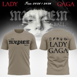 Limited Edition GAGA The Mayhem Ball Tour 2025 Tshirt-LL2509121043