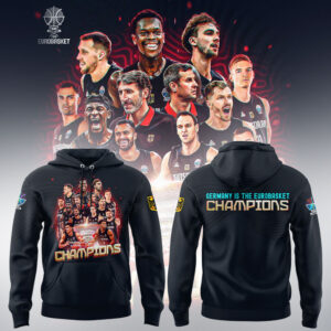 Limited Edition FIBA EuroBasket 2025 Champions Hoodie-LL2509151006