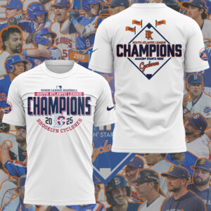Limited Edition Brooklyn Cyclones x 2025 SAL CHAMPIONS Tshirt-KC09172516