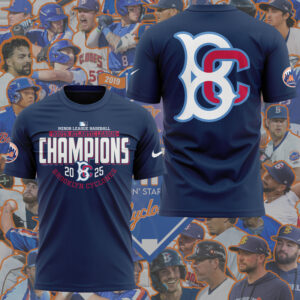 Limited Edition Brooklyn Cyclones x 2025 SAL CHAMPIONS Tshirt-KC09172517