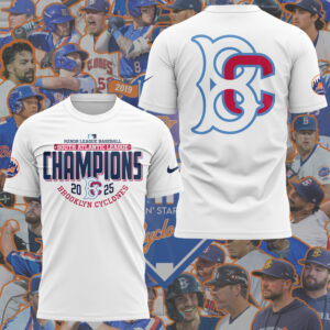 Limited Edition Brooklyn Cyclones x 2025 SAL CHAMPIONS Tshirt-KC09172518