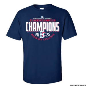 Limited Edition Brooklyn Cyclones x 2025 SAL CHAMPIONS Tshirt-AB0917251000