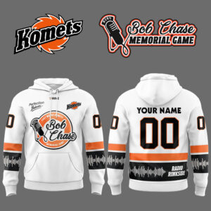 Limited Edition Komets x Chase Custom Name + Number Hoodie-LL2509181020