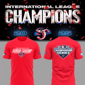 Limited Edition JaxShrimp 2025 International League Champions Tshirt-PA092625019