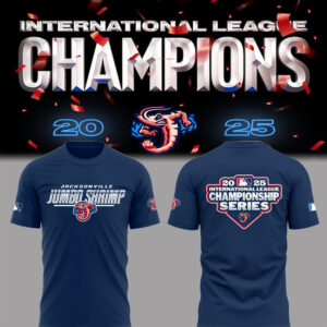 Limited Edition JaxShrimp 2025 International League Champions Tshirt-PA092625021