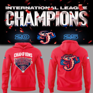 Limited Edition JaxShrimp 2025 International League Champions Hoodie-PA092625014