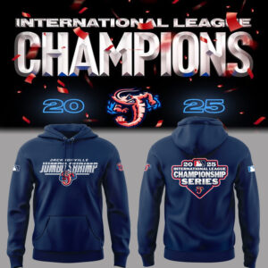Limited Edition JaxShrimp 2025 International League Champions Hoodie-PA092625022