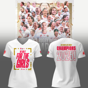 Limited Edition RR 2025 Women’s Rugby World Cup Champions Tshirt-LL2509281014