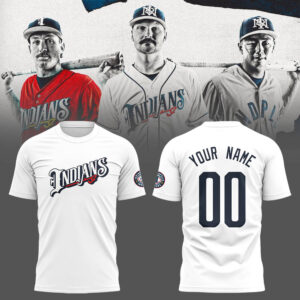 Limited Edition indyindians Custom Name + Number New Tshirt-LL2509291008