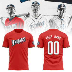 Limited Edition indyindians Custom Name + Number New Tshirt-LL2509291010