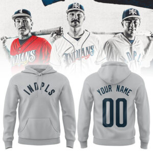 Limited Edition indyindians Custom Name + Number New Hoodie-LL2509291012